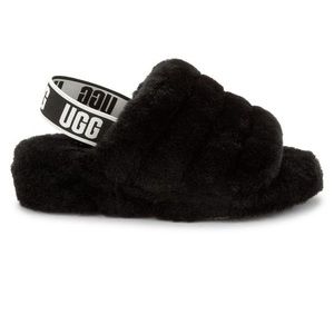 Fluff Yeah Shearling Slingback Slippers